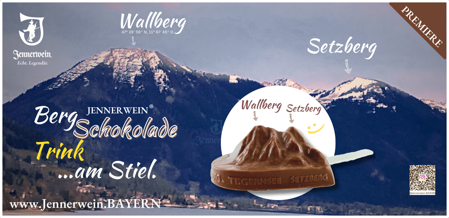 Jennerwein Schokolade Trinkschokolade Wallberg Tegernsee Tegernseer, Tegernsee Schokolade, Schliersee Schokolade, Bayern Schokolade, Spitzingsee Schokolade
