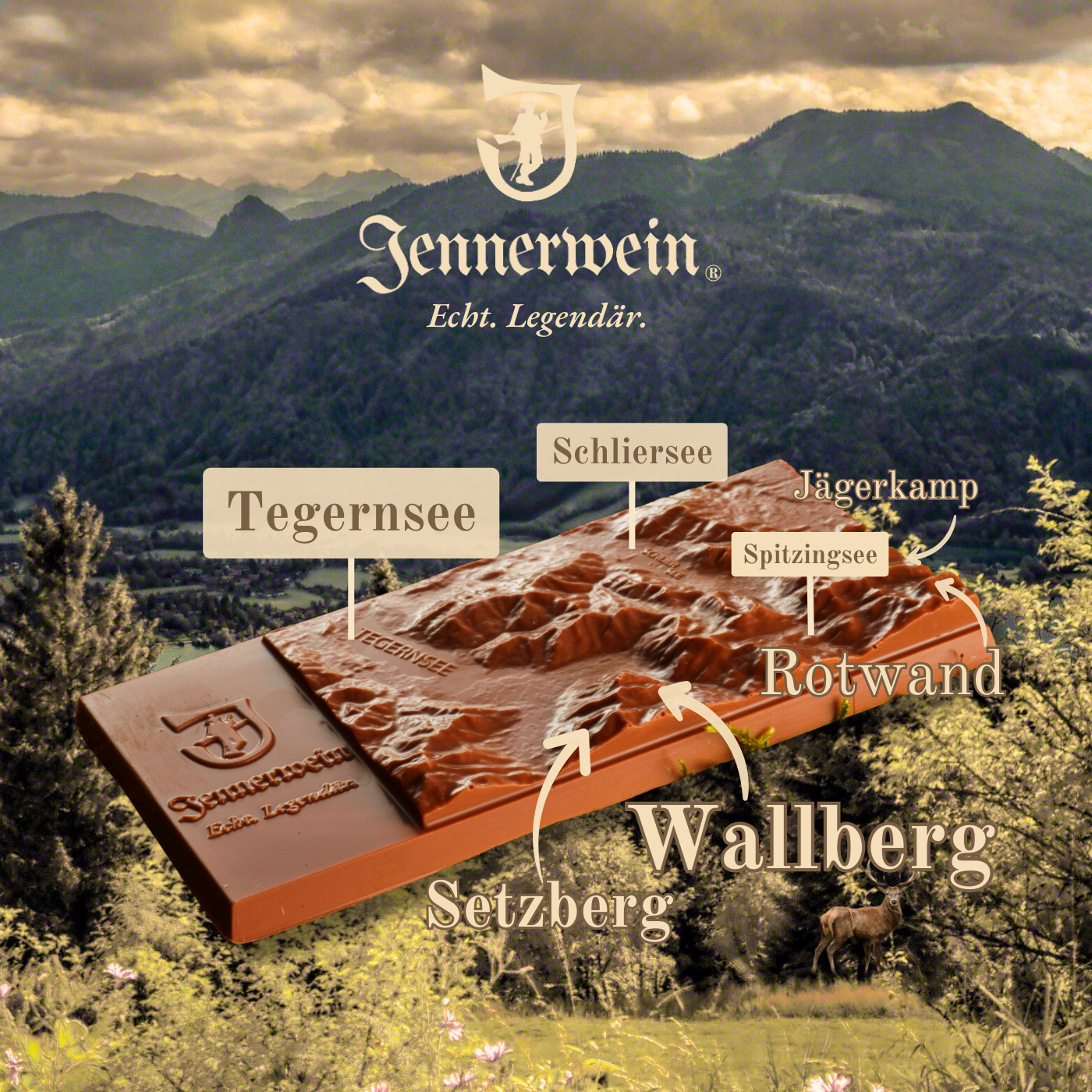 Jennerwein Schokolade; Tegernsee Schokolade; Schliersee Schokolade; Spitzingsee Schokolade; Bayern Schokolade