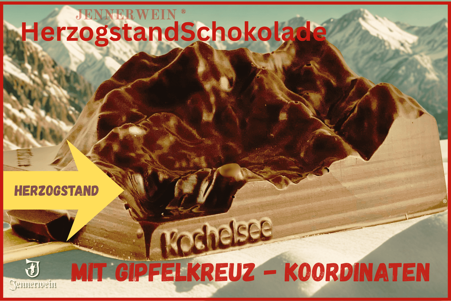 Jennerwein Berg - & Trink - Schokolade - HERZOGSTAND - HEIMGARTEN am Stiel... - Jennerwein