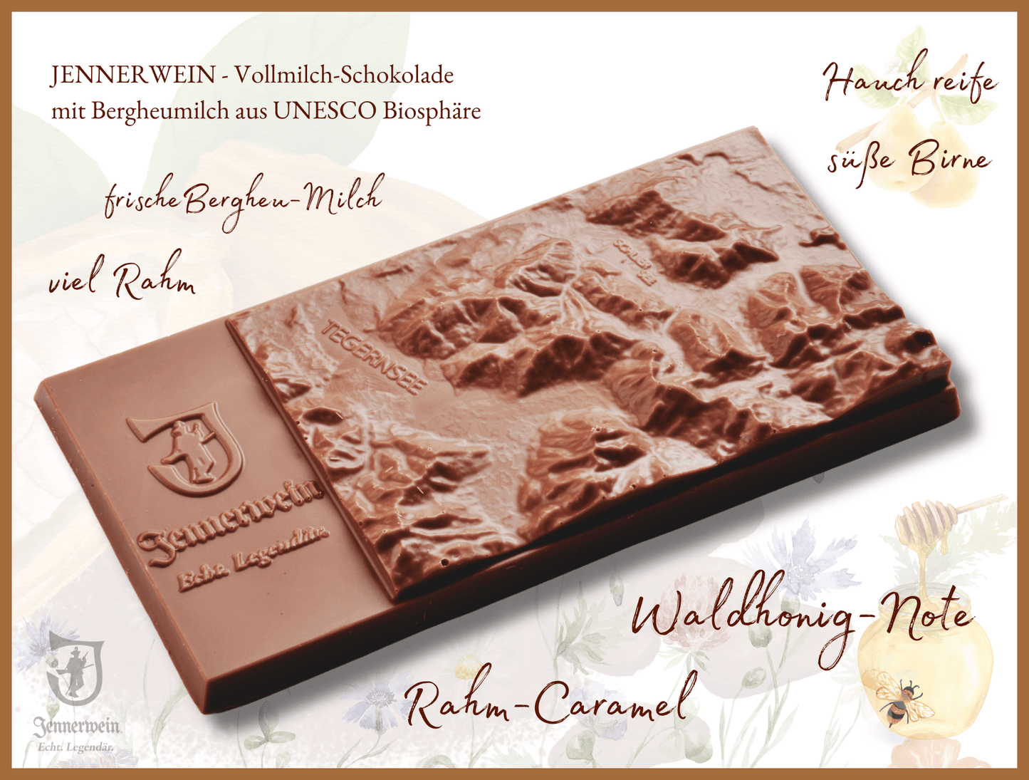 Trilogie - Edition Lux - Jennerwein Heimatrevier BergSchokoladen als Geschenkidee - Jennerwein