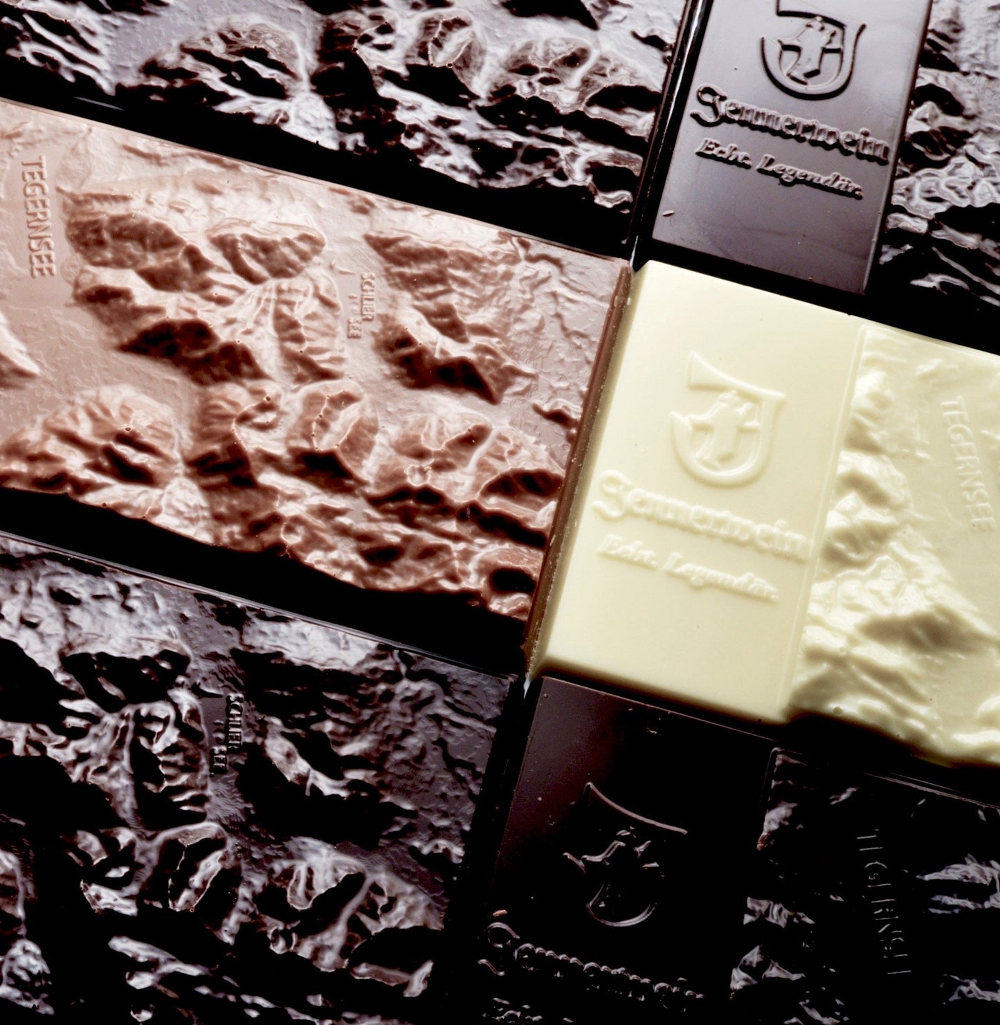 Trilogie - Edition Lux - Jennerwein Heimatrevier BergSchokoladen als Geschenkidee - Jennerwein