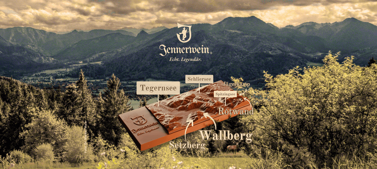 Trilogie - Edition Premium - Jennerwein Heimatrevier BergSchokoladen als Geschenkidee - Jennerwein